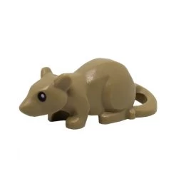 Lego® 36756pb01 Animal, Souris, Rat (beige Foncé)