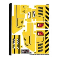Lego® 42121stk01 Technic, Stickers Pour Set 42121