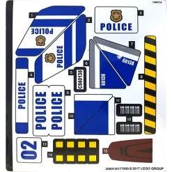 Lego® 60138stk01a City, Stickers Pour Set 60138