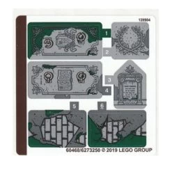 Lego® 70420stk01 Hidden Side, Stickers Pour Set 70420