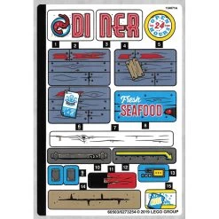 Lego® 70422stk01 Hidden Side, Stickers Pour Set 70422