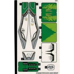 Lego® 70641stk01 Ninjago, Stickers Pour Set 70641