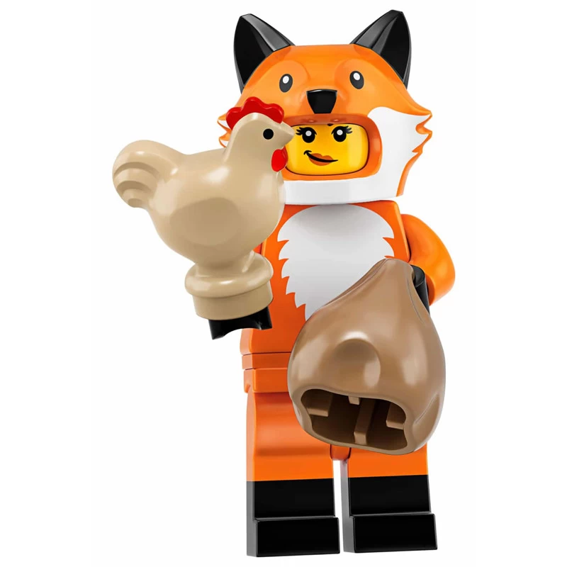 Lego® 71025 Figurine Série 19 N°14 La Fille En Costume De Renard 3 Lego® 71025 Figurine Série 19 N°14 La Fille En Costume De Renard