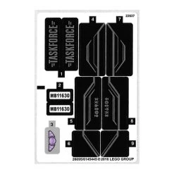 Lego® 76047stk01a Super Heroes, Stickers Pour Set 76047