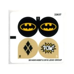 Lego® 76053stk01a Super Heroes, Stickers Pour Set 76053