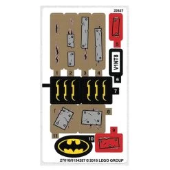 Lego® 76054stk01a Super Heroes, Stickers Pour Set 76054