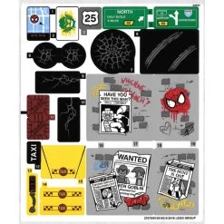 Lego® 76057stk01a Super Heroes Marvel, Stickers Pour Set 76057