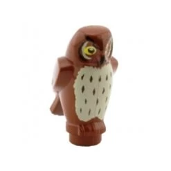 Lego® 92084pb01 Animal, Hibou, Chouette (marron)