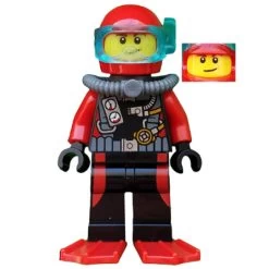 Lego® CTY0558 Figurine City, Plongeur