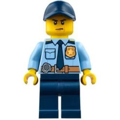 Lego® CTY0748 Figurine City, Homme, Policier Avec Casquette