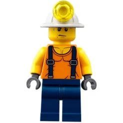 Lego® CTY0847 Figurine City, Mineur, Ouvrier