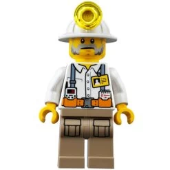 Lego® CTY0876 Figurine City, Mineur, Contremaître
