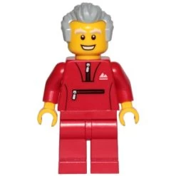 Lego® CTY1025 Figurine City, Grand-père Avec Survêtement Rouge
