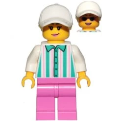 Lego® CTY1026 Figurine City, Vendeuse De Glace Avec Casquette