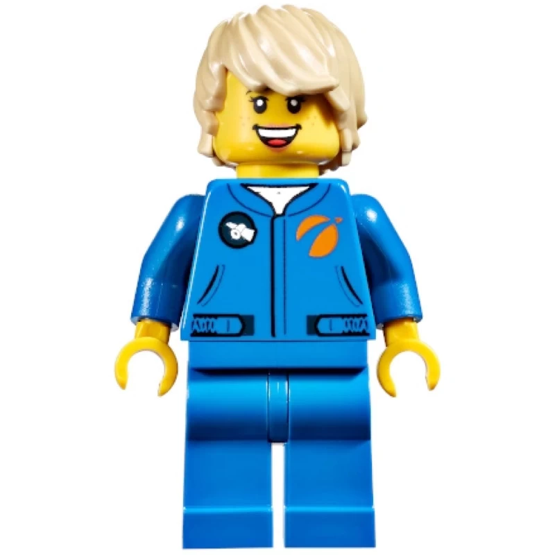 Lego® CTY1067 Figurine City, Femme Astronaute En Combinaison Bleue 3 Lego® CTY1067 Figurine City, Femme Astronaute En Combinaison Bleue