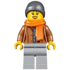 Lego® CTY1085 Figurine City, Femme Avec Bonnet Et Echarpe