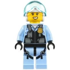 Lego® CTY1208 Figurine City, Pilote D'Avion, Rooky Partnur