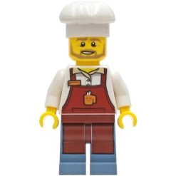 Lego® CTY1268 Figurine City, Homme, Boulanger Avec Toque