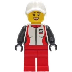 Lego® CTY1269 Figurine City, Femme, Veste De Course Et Casquette