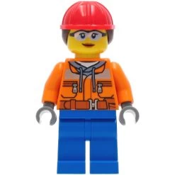 Lego® CTY1272 Figurine City, Femme, Ouvrier De Construction