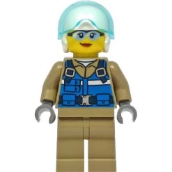 Lego® CTY1296 Figurine City, Femme, Pilote De La Savane