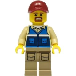 Lego® CTY1298 Figurine City, Homme, Sauveteur Animal