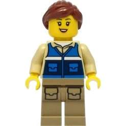 Lego® CTY1300 Figurine City, Femme, Sauveteuse Animal