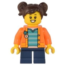 Lego® CTY1503 Figurine City, Enfant Fille, Madison, Veste Orange