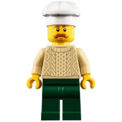 Lego® HOL129 Figurine City, Chef Cuisinier Avec Toque