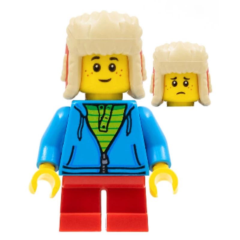Lego® HOL194 Figurine City, Enfant Garçon, Chapka Rouge 3 Lego® HOL194 Figurine City, Enfant Garçon, Chapka Rouge