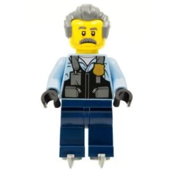 Lego® HOL247 Figurine City, Homme, Policier, Sam Grizzled
