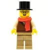 Lego® HOL249 Figurine City, Homme, Chapeau Haut De Forme, Tom