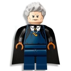 Lego® HP296 Figurine Renée Bibine, Uniforme Bleu Foncé, Cape Noire