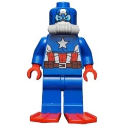 Lego® SH214 Figurine Super Heroes Marvel, Scuba Captain America