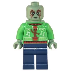 Lego® SH837 Figurine Super Heroes Marvel, Drax, Pull De Noël